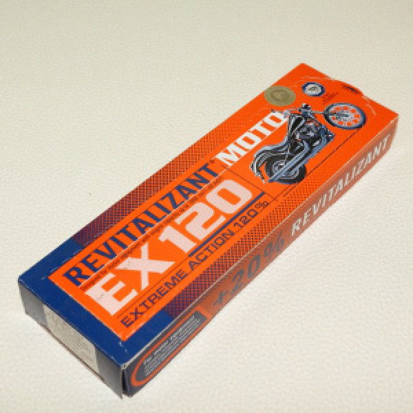 картинка XADO Revitalizant EX120 МОТО (шприц 4 мл), блистер +20% ревитализанта от интернет-магазина "АВТОИМПЕРИЯ", 4820024941266