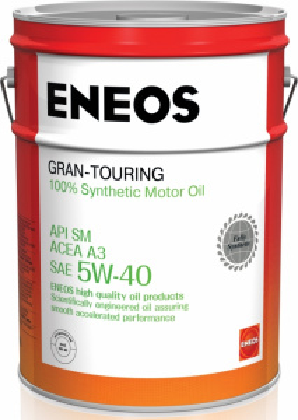 картинка ENEOS Gran Touring  100% Synt. SM  5W-40    20л от интернет-магазина "АВТОИМПЕРИЯ", 2000000036519