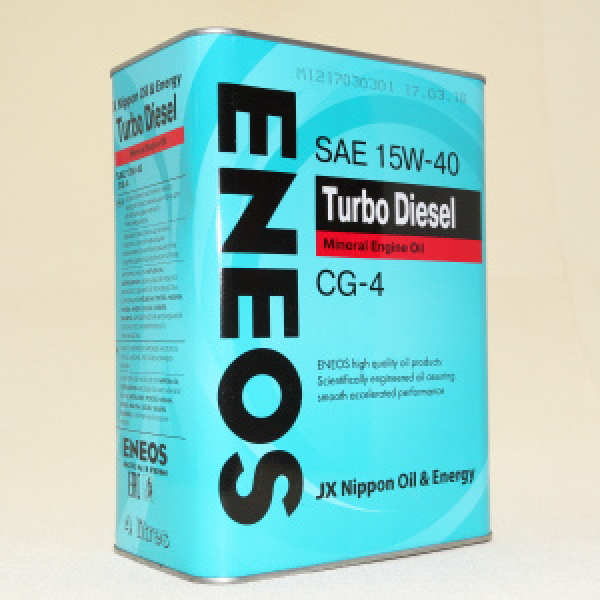 картинка ENEOS CG-4  TURBO  15W-40    4л от интернет-магазина "АВТОИМПЕРИЯ", 8801252021384