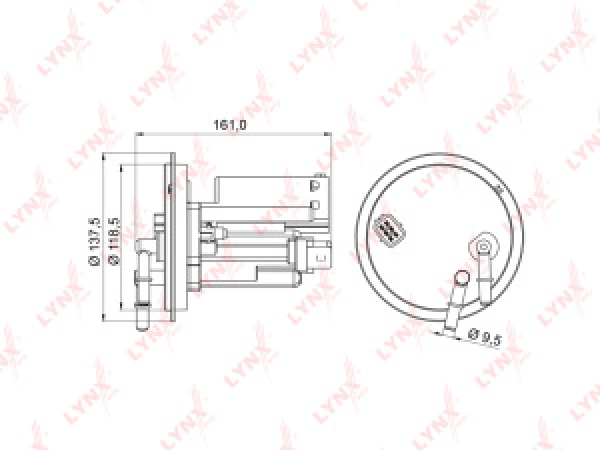 картинка Фильтр в бак 42072-AJ060/42072-SC000/FS-27002   SUBARU  Asakashi от интернет-магазина "АВТОИМПЕРИЯ", 4582431801884