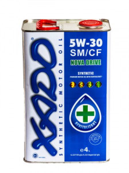 картинка XADO Масло моторное 5W-30 SM/CF (ж/б 4 л) синт. от интернет-магазина "АВТОИМПЕРИЯ", 8718026100278