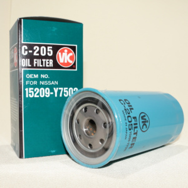 картинка Фильтр масляный  VIC  C-205 /15209-Y750/  от интернет-магазина "АВТОИМПЕРИЯ", 4971295120505