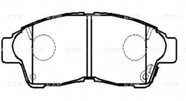 картинка Колодки дисковые AN-394/SN645/PF-1322/-1511/D2118MH  AKEBONO от интернет-магазина "АВТОИМПЕРИЯ", 4535094001887