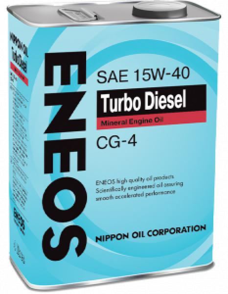 картинка ENEOS CG-4  TURBO  15W-40    4л от интернет-магазина "АВТОИМПЕРИЯ", 8801252021384