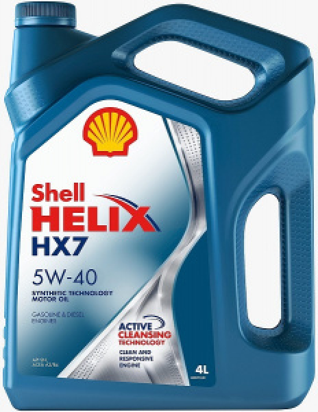 картинка SHELL  HELIX   HX7   5W-40  4л. от интернет-магазина "АВТОИМПЕРИЯ", 5011987083530
