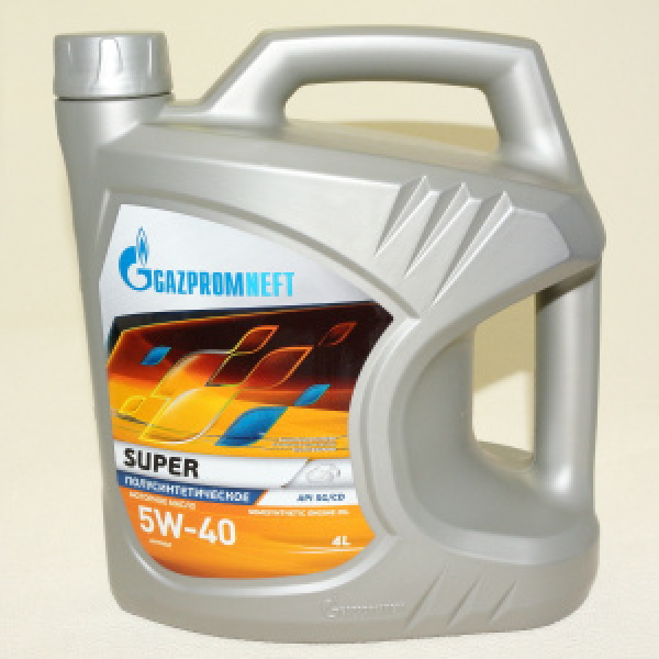 картинка Масло Gazpromneft Super 5W-40 п/синт. SG/CD 4л. от интернет-магазина "АВТОИМПЕРИЯ", 4650063110701