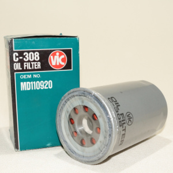 картинка Фильтр масляный  VIC  C-308 /MD110920/  от интернет-магазина "АВТОИМПЕРИЯ", 