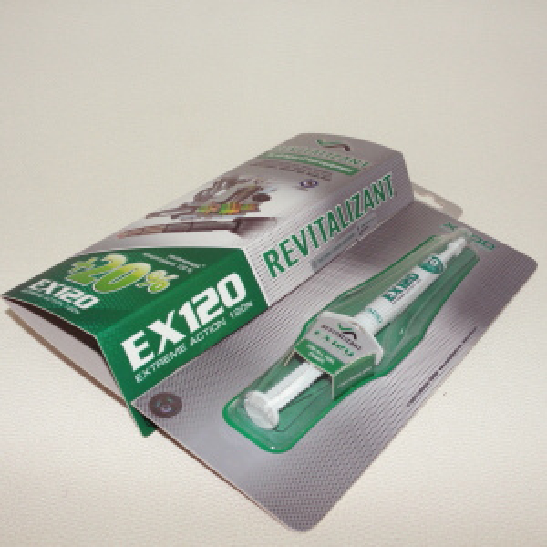 картинка XADO Revitalizant EX120 для всех типов топливной аппаратуры (шприц 8 мл), блистер +20% ревитализанта от интернет-магазина "АВТОИМПЕРИЯ", 4820024940993