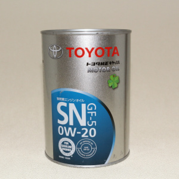 картинка TOYOTA MOTOR OIL SN   0W-20  1л от интернет-магазина "АВТОИМПЕРИЯ", 4986096100830