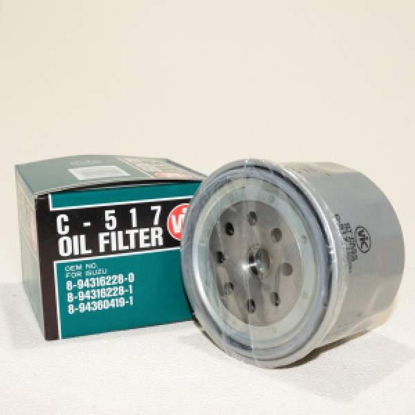 картинка Фильтр масляный  VIC  C-517 /8-94316-228-0/  от интернет-магазина "АВТОИМПЕРИЯ", 4971295151707