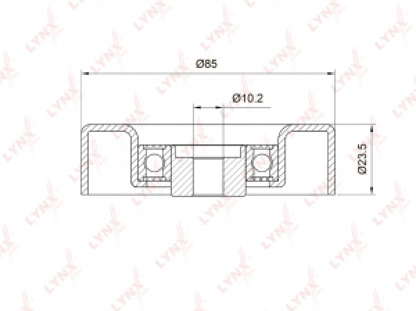 картинка Ролик 17530-77E00  PB-7030  LYNX от интернет-магазина "АВТОИМПЕРИЯ", 4905601074473