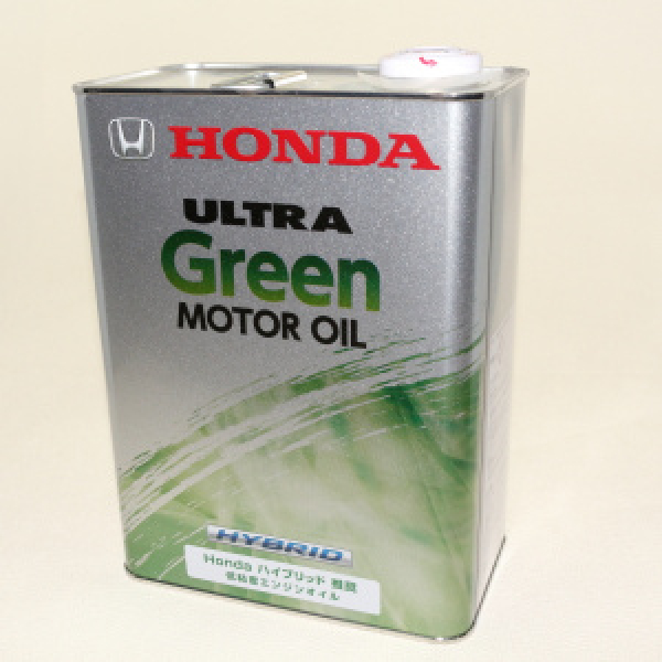 картинка HONDA ULTRA MOTOR OIL GREEN HYBRID 4л  !!! от интернет-магазина "АВТОИМПЕРИЯ", 