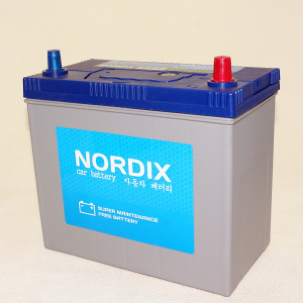картинка Аккумулятор NORDIX 55 А\Ч L  75B24L НЕ обслуж. от интернет-магазина "АВТОИМПЕРИЯ", 2000646510817